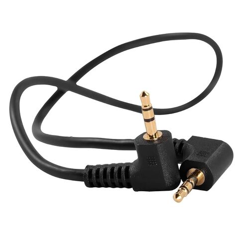 KONDOR BLUE | 2.5mm to 2.5mm LANC Remote Trigger Shutter Cable | Camera Control Cable for Compatible Canon C70, EOS R, EOS R6, GH5, S5, URSA Mini & More | Black in Kuwait