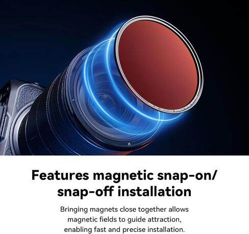 Kase 72mm Magnetic CPL Filter, KW Revolution Plus Circular Polarizer, Reduce Glare & Reflections, Ultra-Slim Waterproof Frame for Canon Nikon Sony Fuji in Kuwait