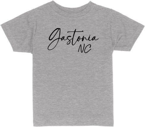 Script Gastonia North Carolina Toddler Kids T-Shirt in Kuwait