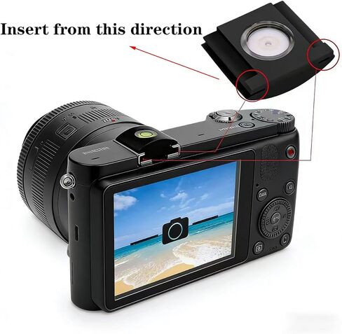 4Pcs Camera Hot Shoe Cover Protective Case (2 with Level+2 Flat) | Canon EOS R100 R5 R6 R RP M50 M5 DSLR, Canon EOS 1D 1DX 1Ds Series, Suitable for Various Product Models in Kuwait