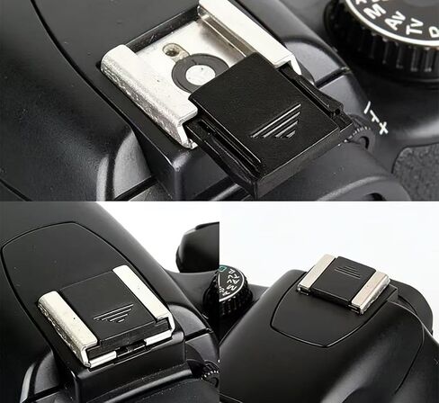 4Pcs Camera Hot Shoe Cover Protective Case (2 with Level+2 Flat) | Canon EOS R100 R5 R6 R RP M50 M5 DSLR, Canon EOS 1D 1DX 1Ds Series, Suitable for Various Product Models in Kuwait