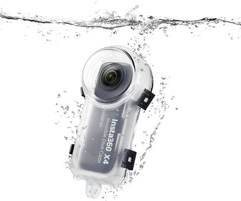 Insta360 X4 Invisible Dive Case Kit- Waterproof Up to 50m (164ft) (X4 Dive Case-Selfie-Float) in Kuwait