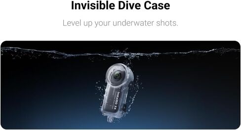 Insta360 X4 Invisible Dive Case Kit- Waterproof Up to 50m (164ft) (X4 Dive Case-Selfie-Float) in Kuwait