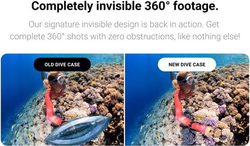 Insta360 X4 Invisible Dive Case Kit- Waterproof Up to 50m (164ft) (X4 Dive Case-Selfie-Float) in Kuwait