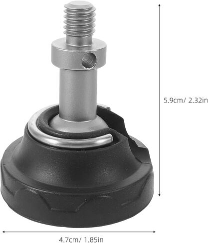 Monopod Foot Pad - 360° Rotating Universal Tripod Feet Pad - Non Slip 45mm Diameter Tripod Monopod Rubber with 3/8" Screw in Kuwait