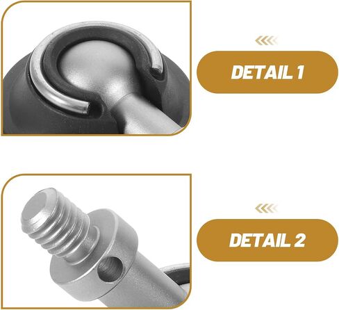 Monopod Foot Pad - 360° Rotating Universal Tripod Feet Pad - Non Slip 45mm Diameter Tripod Monopod Rubber with 3/8" Screw in Kuwait
