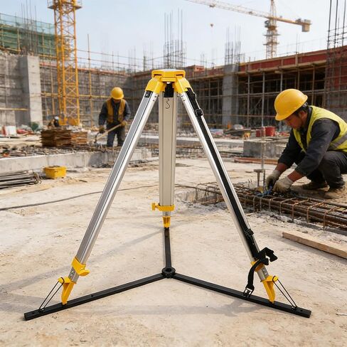 Foldable Aluminum Tripod Stabilizer with Secure Grip and Versatile Application for Multiple Professional Uses in Kuwait