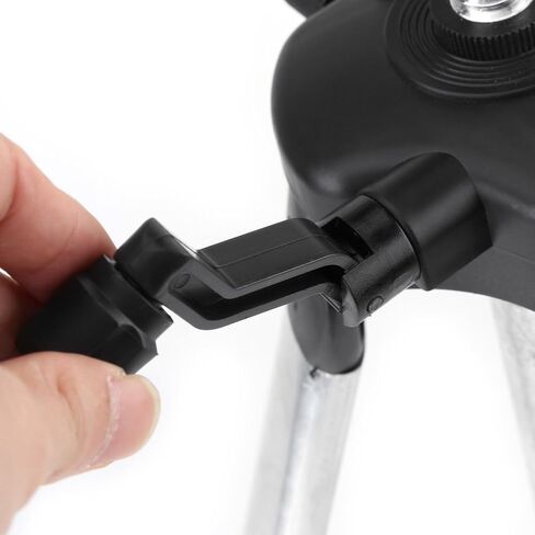 Professional Level Tripod Holder with Arrow Storage Case Flip Locks, 90 Degrees Vertical Plate, Strong and WearResisting, Ideal for Automatic Leveling Tools in Kuwait