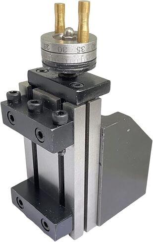 Mini Lathe Vertical Slide | 90 x 50 mm | Two Handle Milling Operation on Lathe | High Grade Casting with Smooth Finishing | Small Vertical Milling Slide for Bench Lathes in Kuwait