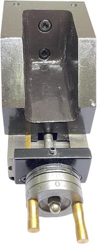 Mini Lathe Vertical Slide | 90 x 50 mm | Two Handle Milling Operation on Lathe | High Grade Casting with Smooth Finishing | Small Vertical Milling Slide for Bench Lathes in Kuwait
