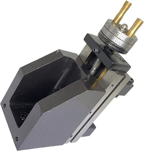 Mini Lathe Vertical Slide | 90 x 50 mm | Two Handle Milling Operation on Lathe | High Grade Casting with Smooth Finishing | Small Vertical Milling Slide for Bench Lathes in Kuwait