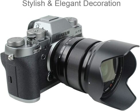Foto&Tech Soft Shutter Release Button Compatible with Fuji Fujifilm X-T5 X-T4 X-T3 X-T30 X-T30 II X-T20 X-PRO3 X100V X100F X-E4 X-E3 RX1R II RX10 IV III Leica M9 Nikon Df F3 (2 Pieces, DR+BK) in Kuwait