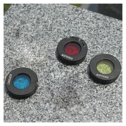 Lab Microscope Replacement Parts 3PCS 0.965 Inch Yellow Blue Red Astronomical Telescope Accessories in Kuwait