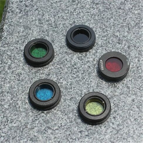 Lab Microscope Replacement Parts 3PCS 0.965 Inch Yellow Blue Red Astronomical Telescope Accessories in Kuwait