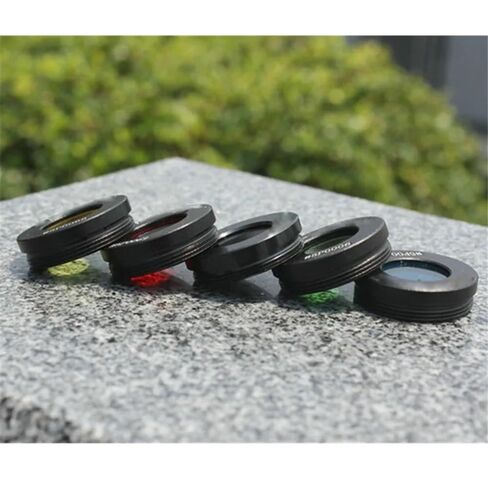 Lab Microscope Replacement Parts 3PCS 0.965 Inch Yellow Blue Red Astronomical Telescope Accessories in Kuwait