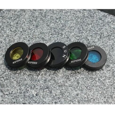 Lab Microscope Replacement Parts 3PCS 0.965 Inch Yellow Blue Red Astronomical Telescope Accessories in Kuwait