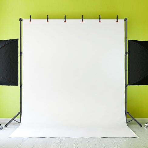 Backdrop Stand 10x7.5ft, Height Adjustable and Width Adjustable Backdrop Stand, Back Drop Stand for Balloon Arch, Photo, Parties in Kuwait