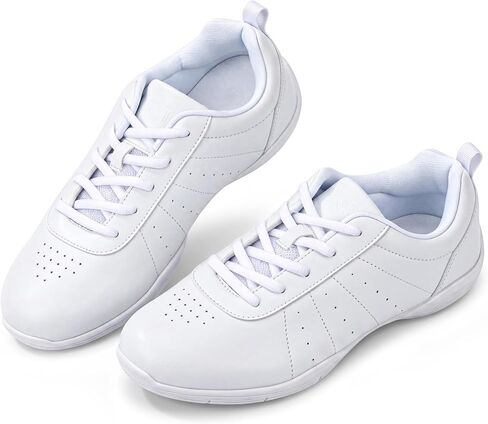 Cheer Shoes Women White Cheerleading Shoes Youth Girls Competition Athletic Sneakers Training Breathable Cheer Gear in Kuwait