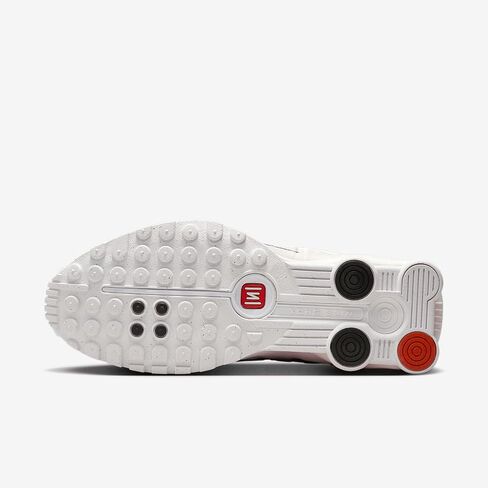 Nike Shox R4 Women's Shoes (AR3565-103, White/Phantom/Picante Red/White) Size 6 in Kuwait