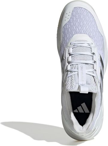 adidas Women's Crazyflight 6, White/Silver Metallic/White, 10 in Kuwait