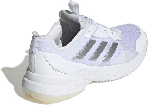 adidas Women's Crazyflight 6, White/Silver Metallic/White, 10 in Kuwait