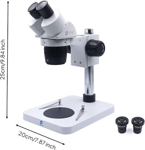 Jewelry Mounting Device Binocular Viewer Stand Equipment with 4X Lower Objective and Smooth Metal and Build Suitable for Professional Jewelers Watch Repair Micro Detail Viewing in Kuwait