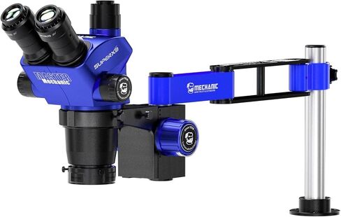 Mechanic SUPER XS Trinocular Stereo Microscope With M6 Arm 6.5x-45X WF10x25 for Phones Electronic Soldering Welding Tools(Super XS-M6) in Kuwait