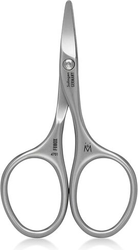 GERMANIKURE Rounded Safety Nail Scissors - FINOX Surgical Stainless Steel baby scissors and Manicure Tools in Leather Case - Self Grooming Scissors for nails Ethically Made in Solingen Germany - 4701 in Saudi Arabia