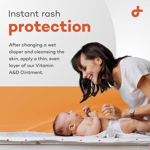 Dealmed Baby A&D Ointment - Diaper Rash Cream, Skin Protectant 144 Packets | 0.5 g Single Use, 93% White Petrolatum USP, Lanolin And Light Liquid Paraffin, Seals Out Wetness, 2 Year Shelf Life in Kuwait