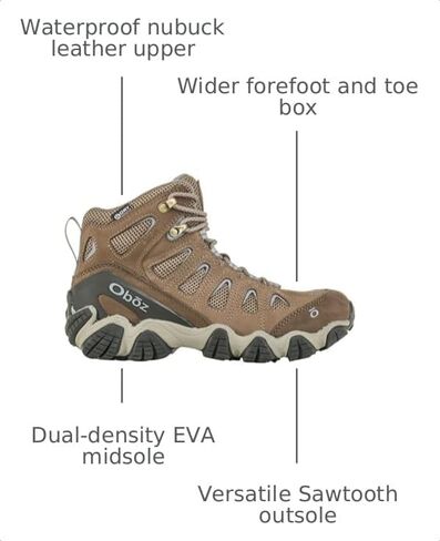 Oboz Women's Sawtooth II Mid B-DRY Hiking Boot in Kuwait