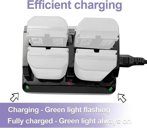 GPS Battery Charger Set Compatible with Trimble 54344, 52030, 29518, 46607, 38403, 5700, 5800, R4, R6, R7, R8, MT1000, 92600 (3400mAh) in Kuwait