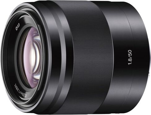 Sony - E 50mm F1.8 OSS Portrait Lens (SEL50F18/B), Black in Saudi Arabia
