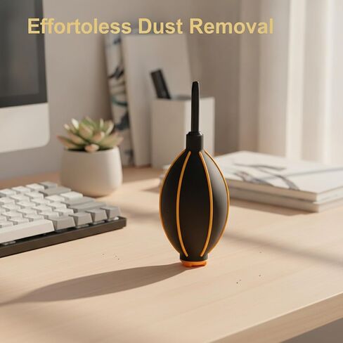 6.3 Inch Manual Silicone Air Blower for Camera Lens Cleaning and Keyboard Dust Removal, Battery-Free Handheld Tool in Kuwait