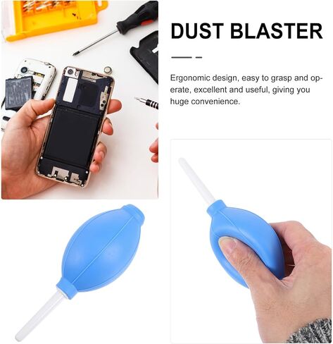Sewroro 5pcs Silicone Air Blower Camera Cleaner with Powerful Airflow and Ergonomic Design for Equipment, Computer, Laptop, and Lens Dust Cleaning Random Color in Kuwait