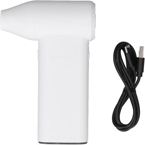 FTVOGUE Powerful Fan, ABS Handheld Air Blower 130000RPM 3 Speeds 52m S Cordless Electric Air Blower for Keyboard Laptop Car Cleaning Inflating in Kuwait