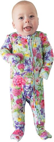 Posh Peanut Girls Convertible Baby Sleepers, Toddlers Footless Pajamas | True To Size Fit With 2-Way Zipper, Convertible Mittens/Footies With Grips, Tagless Gentle Comfort, Easy Care Wash in Kuwait
