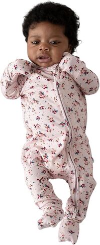 Posh Peanut Girls Convertible Baby Sleepers, Toddlers Footless Pajamas | True To Size Fit With 2-Way Zipper, Convertible Mittens/Footies With Grips, Tagless Gentle Comfort, Easy Care Wash in Kuwait