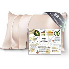 PROMEED 23 Momme 100% Mulberry Silk Pillowcase for Hair and Skin, Toddler | Both Sides Real Silk, Grade 6A+; Ultra-Gentle on Delicate Baby & Toddler Skin, Providing Pure Night Comfort in Saudi Arabia