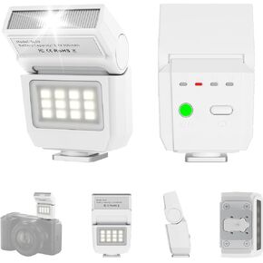 Ulanzi SL03 Mini Flash Speedlite - GN8 Powerful 6500k On-Camera Flash Light, 4 Power Levels, Compatible with Sony ZV-1/ZV-E10/Canon/Nikon/Fuji/Panasonic/Leica/Olympus, Not Fits Sony ZV-1F in Kuwait