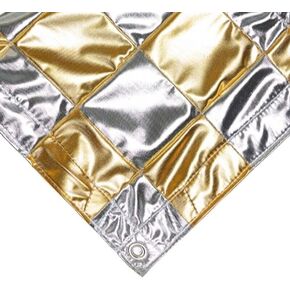 4'x4' 1.2x1.2m Silver/Gold Checkerboard Lamay Reflector/Overhead Butterfly, Seamless in Kuwait