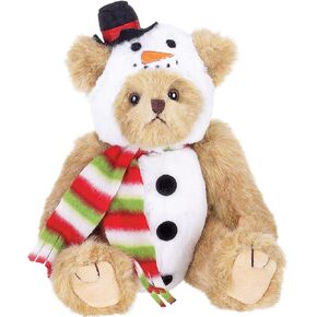 Bearington Sicky Vicky Teddy Bear احصل على هدية جيدة للأطفال، 10 بوصات بعد الجراحة للأطفال ذوي الأقدام الموزونة والأذرع والساقين المفصلية بالكامل - هدايا رائعة من القطيفة للرضع والأطفال الصغار in Kuwait