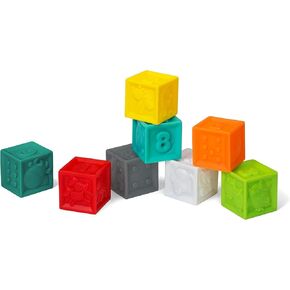 Infantino Squeeze and Stack Block Set, Soft Blocks, 6+ Months in Kuwait