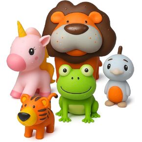 SplashEZ Animal Toy, Mold Free Bath Toys for Toddlers & Kids, No Hole Bath Toy for Bathtub, Pool, Shower for Boys & Girls in Kuwait