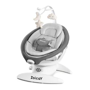 Baby Swing Electric 3-in-1, Motion Detection, Vibration & 360° Rotation | Infants Swing with 5 Speeds & 3 Swing Modes and 12 Preset Melodies, Electric Baby Swing for Indoor & Outdoor in Kuwait