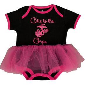 Marine Girl "Cutie to the Corps" Tutu Baby Bodysuit in Saudi Arabia