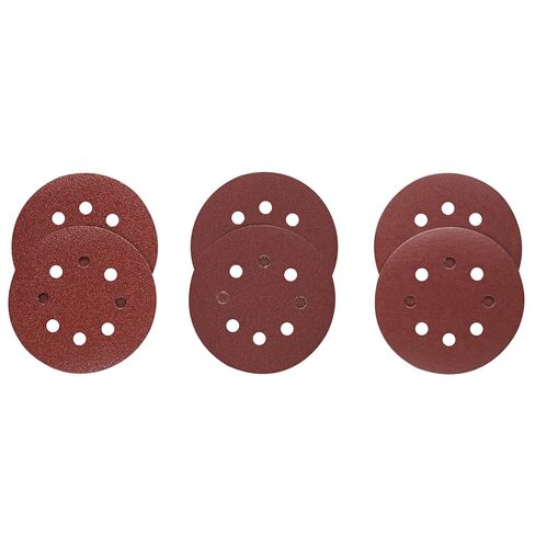Bosch SR5R000 6-Piece Assortment 5 in. 8 Hole Hook-and-Loop Sanding Discs in Kuwait