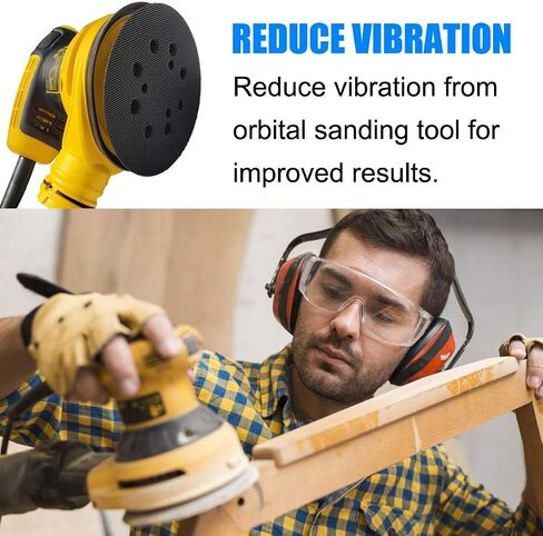 5 Inch Replacement Pad for Dewalt Random Orbit Sanders D26451 D26453 | Fits DW4388 & DW423 models. Essential sander accessories for smooth sanding in Kuwait