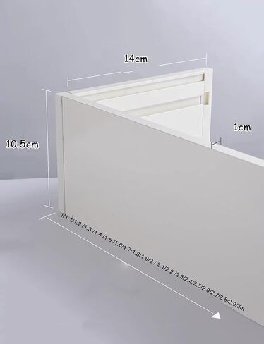 Baffle,Aluminum Panel Cover, Decorative Rod Baffle,Top Mount, Side Mount,for Living Room/Bedroom/Kitchen Windows Cornice Board(Side Mount,2.2meter) in Kuwait