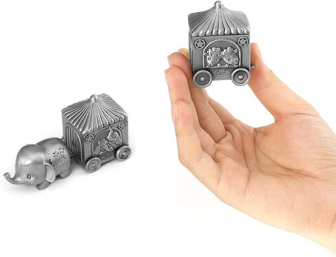 Silver Elephant Tooth Holder My First Tooth and Curl Keepsake Box for Kids | Baby Teeth Fairy Containter Gift Boxes Set for Child in Kuwait