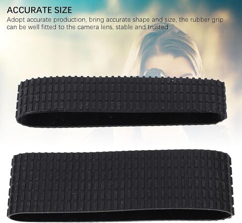 Jiawu Lens Rubber Grip Replacement, Durable Elastic Rubber for Zoom Focus Control on 24-70 Camera Lenses, Ideal for Photographers, Pack of 2 in Kuwait